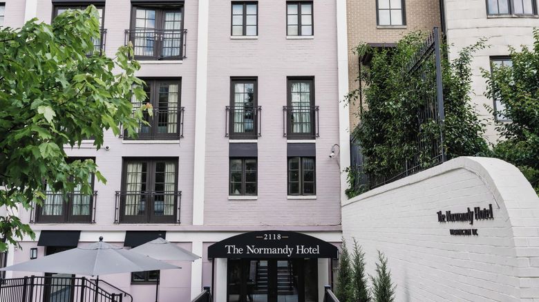 <b>The Normandy Hotel Exterior</b>. Images powered by <a href="https://www.leonardoworldwide.com/" title="Leonardo Worldwide" target="_blank">Leonardo</a>.