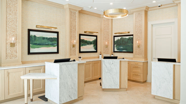 <b>Woodmark Hotel & Still Spa Lobby</b>. Images powered by <a href="https://www.leonardoworldwide.com/" title="Leonardo Worldwide" target="_blank">Leonardo</a>.