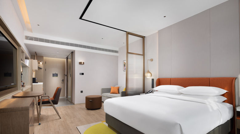 <b>Home2 Suites by Hilton Wenzhou Room</b>. Images powered by <a href="https://www.leonardoworldwide.com/" title="Leonardo Worldwide" target="_blank">Leonardo</a>.