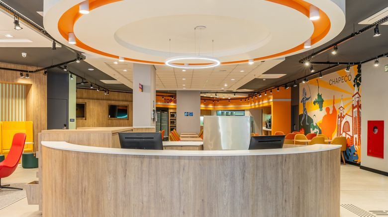 <b>Tru by Hilton Chapeco Lobby</b>. Images powered by <a href="https://www.leonardoworldwide.com/" title="Leonardo Worldwide" target="_blank">Leonardo</a>.