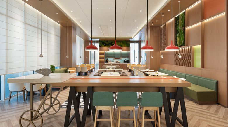 <b>Home2 Suites Datong Pingcheng Restaurant</b>. Images powered by <a href="https://www.leonardoworldwide.com/" title="Leonardo Worldwide" target="_blank">Leonardo</a>.