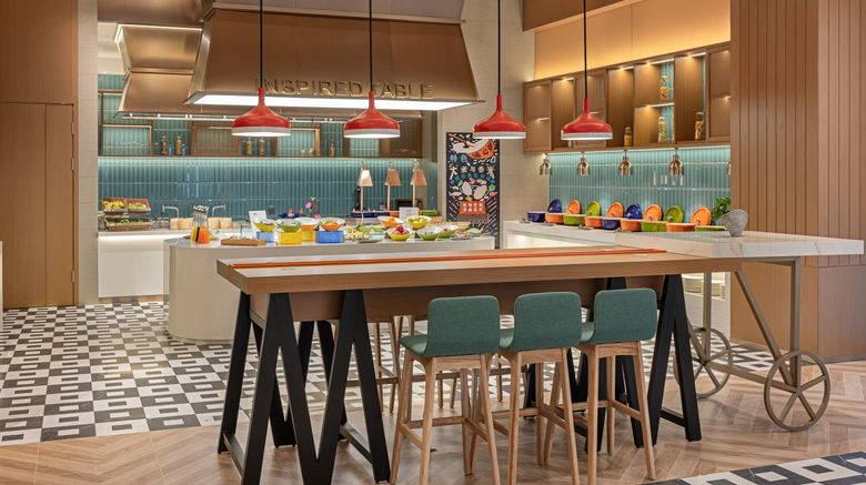 <b>Home2 Suites Datong Pingcheng Restaurant</b>. Images powered by <a href="https://www.leonardoworldwide.com/" title="Leonardo Worldwide" target="_blank">Leonardo</a>.
