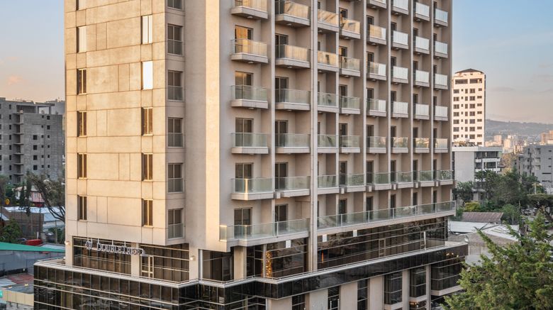 <b>DoubleTree Addis Ababa Airport Exterior</b>. Images powered by <a href="https://www.leonardoworldwide.com/" title="Leonardo Worldwide" target="_blank">Leonardo</a>.