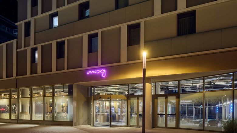 <b>Moxy Nice Exterior</b>. Images powered by <a href="https://www.leonardoworldwide.com/" title="Leonardo Worldwide" target="_blank">Leonardo</a>.