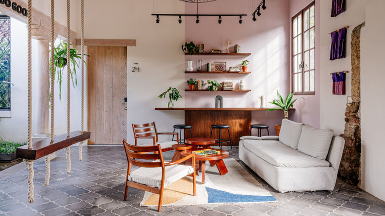 <b>Good Hotel Antigua Lobby</b>. Images powered by <a href=https://www.travelagewest.com/Hotels/Antigua-Guatemala-Guatemala/