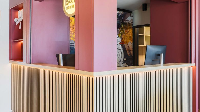<b>B&B Hotel Mannheim Friedrichsfeld Lobby</b>. Images powered by <a href="https://www.leonardoworldwide.com/" title="Leonardo Worldwide" target="_blank">Leonardo</a>.