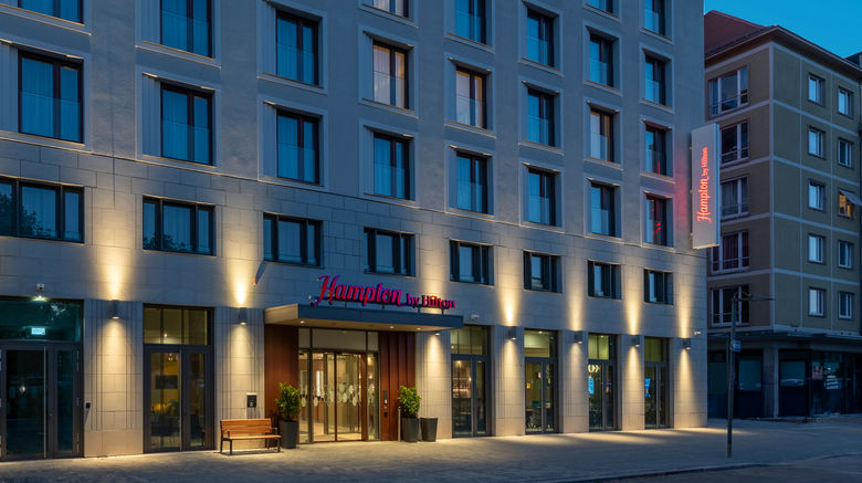 <b>Hampton by Hilton Dresden City Exterior</b>. Images powered by <a href="https://www.leonardoworldwide.com/" title="Leonardo Worldwide" target="_blank">Leonardo</a>.