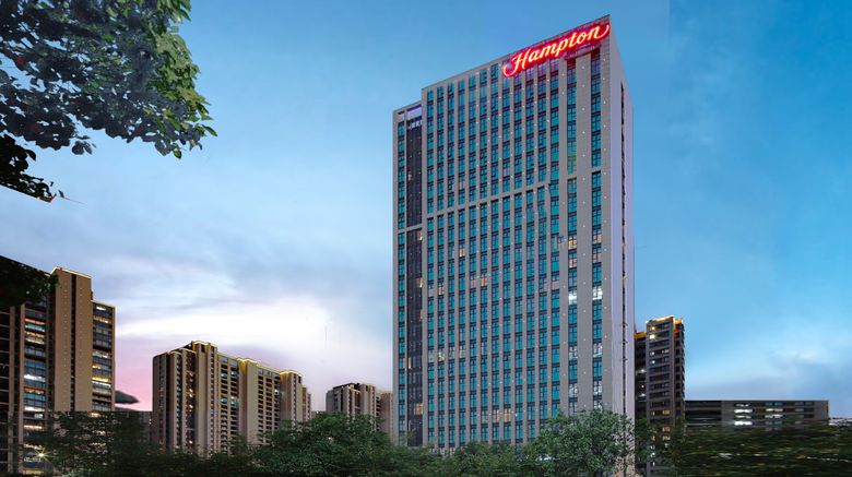Hampton Hangzhou Olympic Center Exterior. Images powered by <a href="https://www.leonardoworldwide.com" target="_blank" rel="noopener">Leonardo</a>.