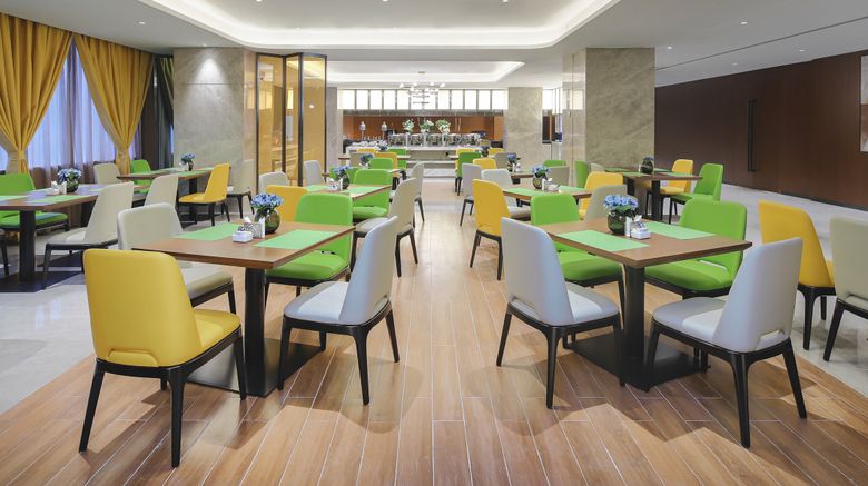 <b>Hampton By Hilton Chongqing Guanyinqiao Restaurant</b>. Images powered by <a href="https://www.leonardoworldwide.com/" title="Leonardo Worldwide" target="_blank">Leonardo</a>.