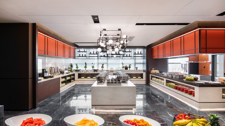 <b>Hampton by Hilton Hexi Olympic Sports Ct Restaurant</b>. Images powered by <a href="https://www.leonardoworldwide.com/" title="Leonardo Worldwide" target="_blank">Leonardo</a>.