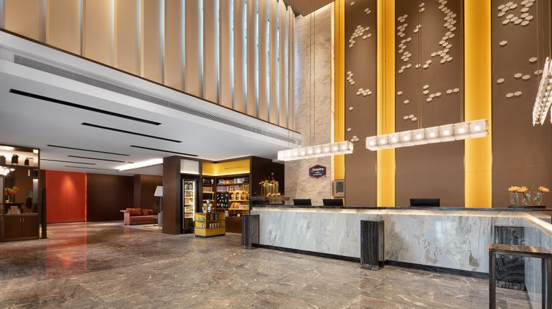 <b>Hampton by Hilton Tianjin Wuqing Lobby</b>. Images powered by <a href="https://www.leonardoworldwide.com/" title="Leonardo Worldwide" target="_blank">Leonardo</a>.