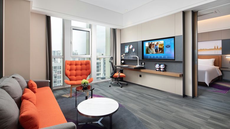 <b>Hampton by Hilton Linyi Yihe River Room</b>. Images powered by <a href="https://www.leonardoworldwide.com/" title="Leonardo Worldwide" target="_blank">Leonardo</a>.