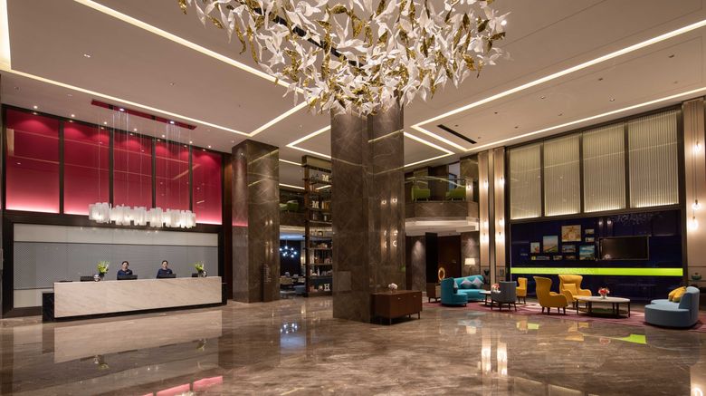 <b>Hampton by Hilton Lianyungang Donghai Lobby</b>. Images powered by <a href="https://www.leonardoworldwide.com/" title="Leonardo Worldwide" target="_blank">Leonardo</a>.