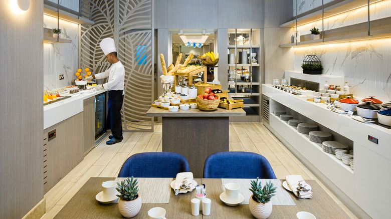<b>Beach Rotana - all suites Restaurant</b>. Images powered by <a href="https://www.leonardoworldwide.com/" title="Leonardo Worldwide" target="_blank">Leonardo</a>.