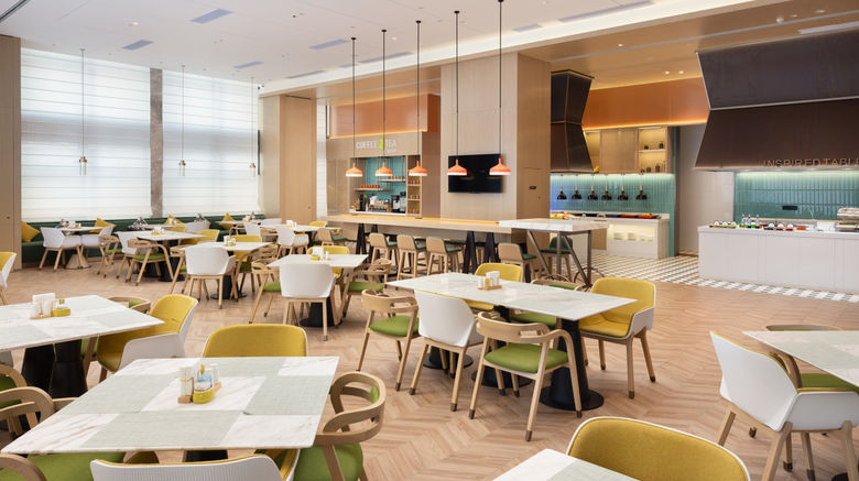 <b>Home2 Suites by Hilton Dongguan Shipai Restaurant</b>. Images powered by <a href="https://www.leonardoworldwide.com/" title="Leonardo Worldwide" target="_blank">Leonardo</a>.
