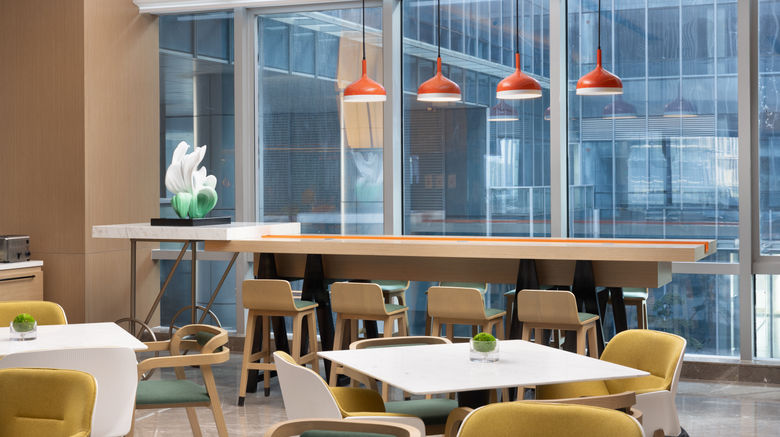 <b>Home2 Suites Jingjiang Binjiang New Town Restaurant</b>. Images powered by <a href="https://www.leonardoworldwide.com/" title="Leonardo Worldwide" target="_blank">Leonardo</a>.