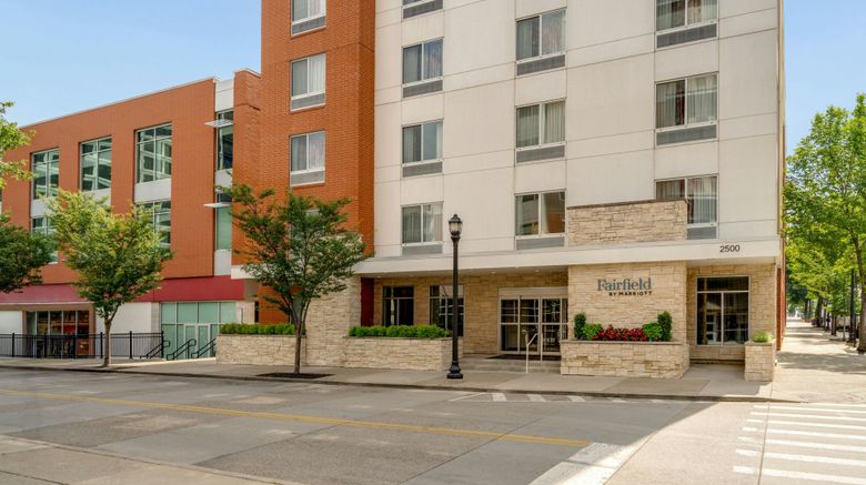 <b>Fairfield Inn & Suites Cincinnati Uptown Exterior</b>. Images powered by <a href="https://www.leonardoworldwide.com/" title="Leonardo Worldwide" target="_blank">Leonardo</a>.