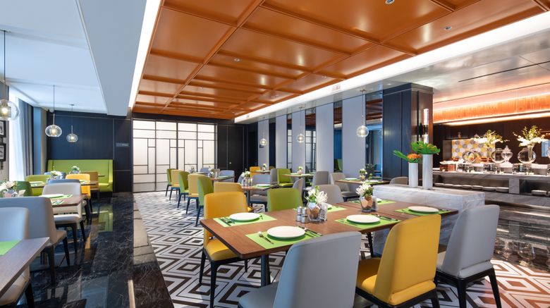 <b>Hampton Inn Tianjin Hedong Restaurant</b>. Images powered by <a href="https://www.leonardoworldwide.com/" title="Leonardo Worldwide" target="_blank">Leonardo</a>.