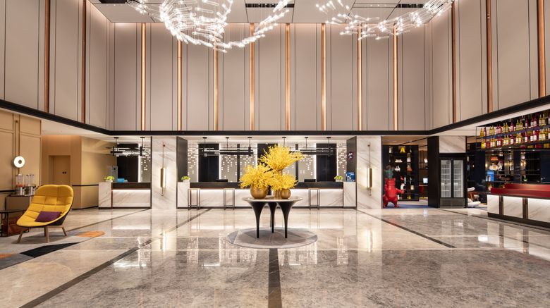 <b>Hampton Jinan Olympic Sports Center Restaurant</b>. Images powered by <a href="https://www.leonardoworldwide.com/" title="Leonardo Worldwide" target="_blank">Leonardo</a>.