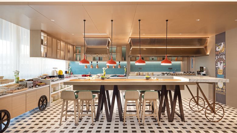 <b>Home2 Suites by Hilton Jinan Tangye Restaurant</b>. Images powered by <a href="https://www.leonardoworldwide.com/" title="Leonardo Worldwide" target="_blank">Leonardo</a>.
