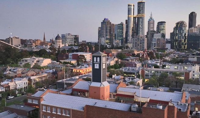 Carlton Clocktower on Lygon Exterior