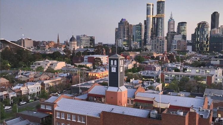 Carlton Clocktower on Lygon Exterior