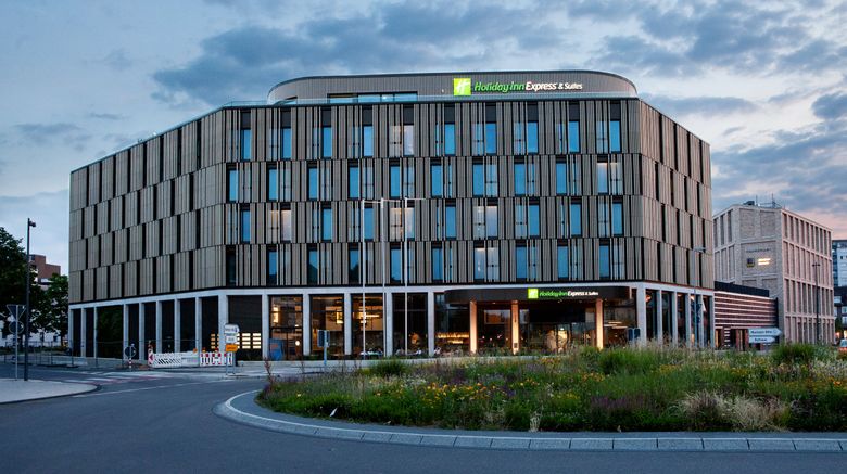 <b>Holiday Inn Express & Suites Monheim Exterior</b>. Images powered by <a href="https://www.leonardoworldwide.com/" title="Leonardo Worldwide" target="_blank">Leonardo</a>.