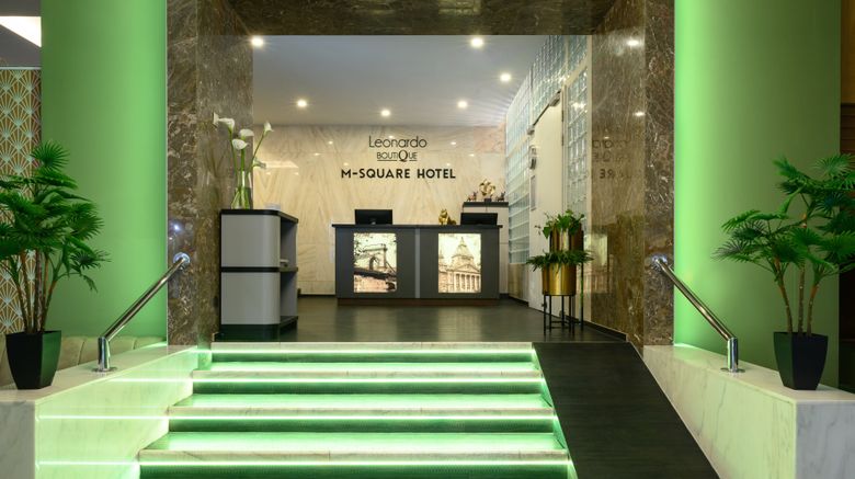 <b>Leonardo Boutique Hotel Budapes M-Square Lobby</b>. Images powered by <a href="https://www.leonardoworldwide.com/" title="Leonardo Worldwide" target="_blank">Leonardo</a>.