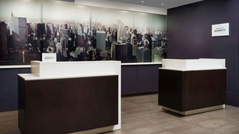 <b>Courtyard New York/Times Square Lobby</b>. Images powered by <a href="https://www.leonardoworldwide.com/" title="Leonardo Worldwide" target="_blank">Leonardo</a>.