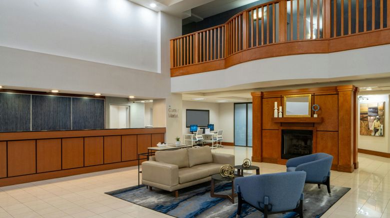 <b>Fairfield Inn & Suites Atlanta Airport Lobby</b>. Images powered by <a href="https://www.leonardoworldwide.com/" title="Leonardo Worldwide" target="_blank">Leonardo</a>.