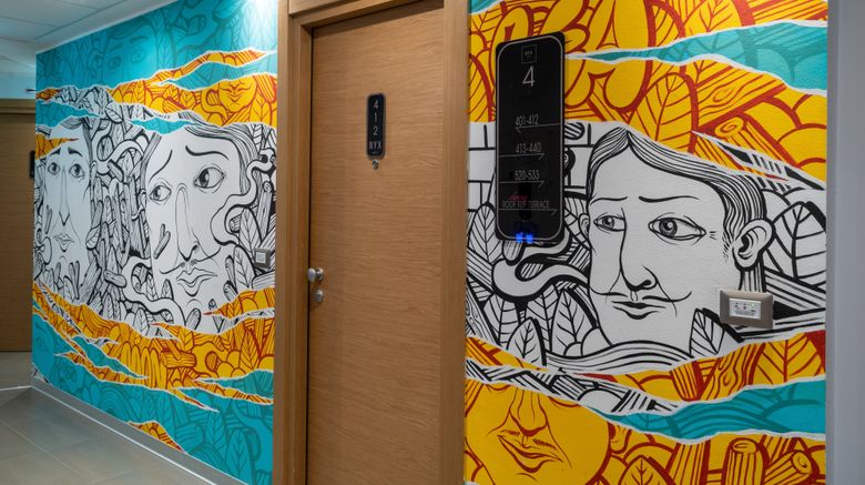 <b>NYX Hotel Milan by Leonardo Hotels Lobby</b>. Images powered by <a href="https://www.leonardoworldwide.com/" title="Leonardo Worldwide" target="_blank">Leonardo</a>.