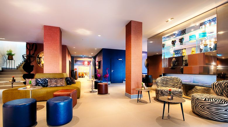 <b>NYX Hotel Mannheim by Leonardo Hotels Lobby</b>. Images powered by <a href="https://www.leonardoworldwide.com/" title="Leonardo Worldwide" target="_blank">Leonardo</a>.