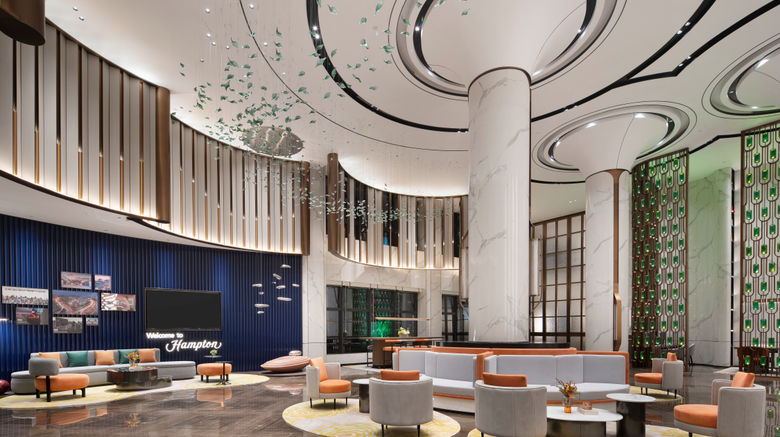 <b>Hampton Inn Nanyang Jiangying Airport Lobby</b>. Images powered by <a href="https://www.leonardoworldwide.com/" title="Leonardo Worldwide" target="_blank">Leonardo</a>.