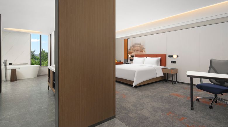 <b>Hampton Inn Nanyang Jiangying Airport Room</b>. Images powered by <a href="https://www.leonardoworldwide.com/" title="Leonardo Worldwide" target="_blank">Leonardo</a>.