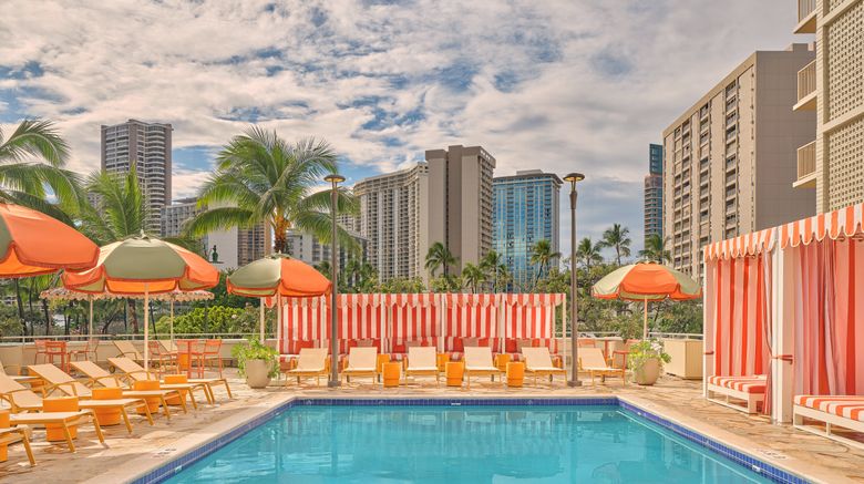 <b>The Ambassador Hotel of Waikiki Exterior</b>. Images powered by <a href="https://www.leonardoworldwide.com/" title="Leonardo Worldwide" target="_blank">Leonardo</a>.