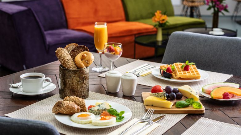 <b>NYX Hotel Prague by Leonardo Hotels Restaurant</b>. Images powered by <a href="https://www.leonardoworldwide.com/" title="Leonardo Worldwide" target="_blank">Leonardo</a>.