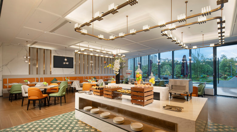 <b>Hampton Inn Nanyang Jiangying Airport Restaurant</b>. Images powered by <a href="https://www.leonardoworldwide.com/" title="Leonardo Worldwide" target="_blank">Leonardo</a>.