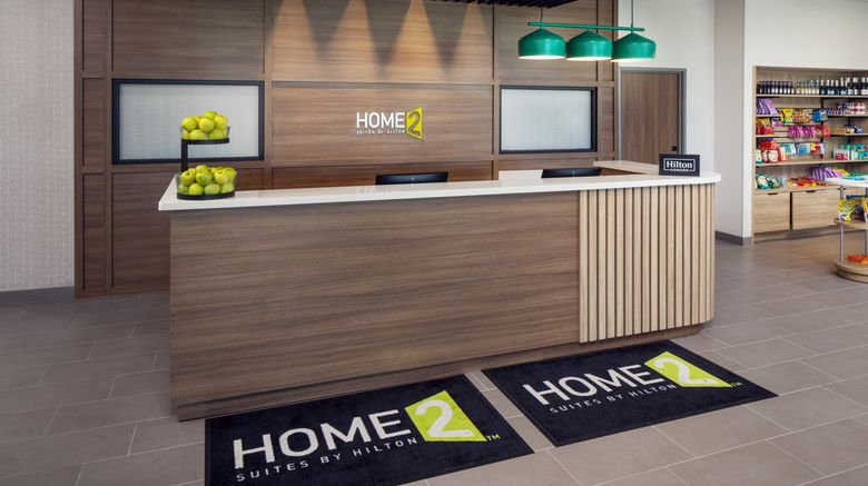 <b>Home2 Suites by Hilton Lobby</b>. Images powered by <a href="https://www.leonardoworldwide.com/" title="Leonardo Worldwide" target="_blank">Leonardo</a>.
