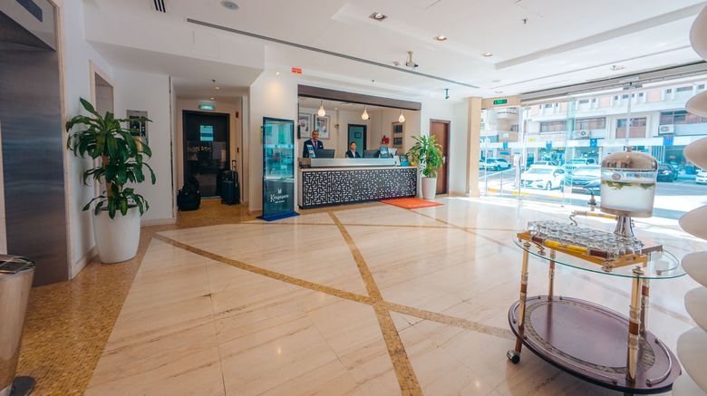 <b>Kingsgate Hotel Abu Dhabi Lobby</b>. Images powered by <a href="https://www.leonardoworldwide.com/" title="Leonardo Worldwide" target="_blank">Leonardo</a>.