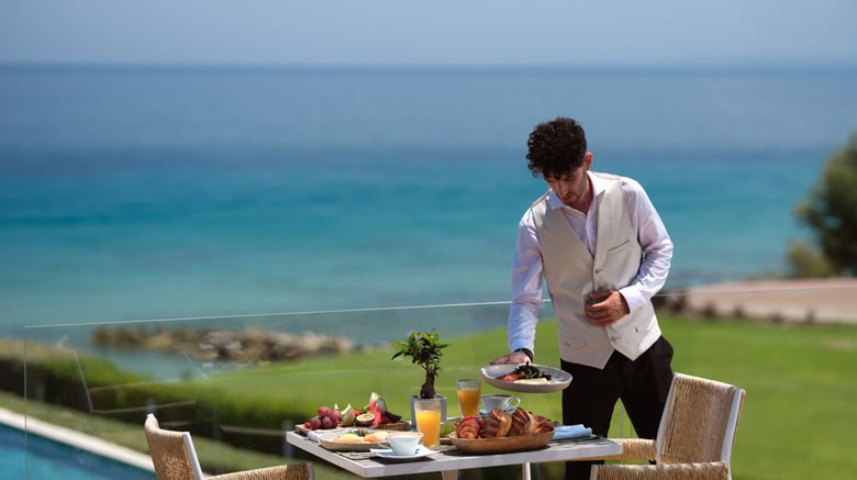 <b>Lesante Blu Exclusive Beach Resort Restaurant</b>. Images powered by <a href="https://www.leonardoworldwide.com/" title="Leonardo Worldwide" target="_blank">Leonardo</a>.