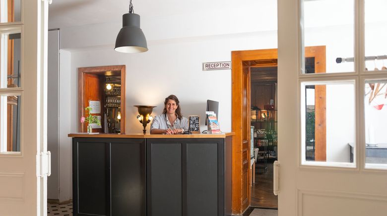 <b>Hotel de l'Aigle Lobby</b>. Images powered by <a href="https://www.leonardoworldwide.com/" title="Leonardo Worldwide" target="_blank">Leonardo</a>.