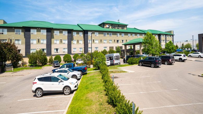 Sandman Hotel Calgary Airport Exterior. Images powered by <a href="https://www.leonardoworldwide.com" target="_blank" rel="noopener">Leonardo</a>.