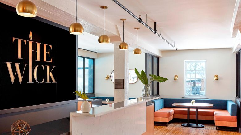 <b>The Wick Hudson, Tribute Portfolio Hotel Lobby</b>. Images powered by <a href="https://www.leonardoworldwide.com/" title="Leonardo Worldwide" target="_blank">Leonardo</a>.