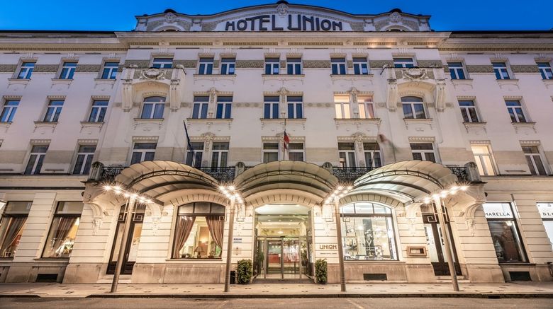 Grand Hotel Union Exterior. Images powered by <a href="https://www.leonardoworldwide.com" target="_blank" rel="noopener">Leonardo</a>.