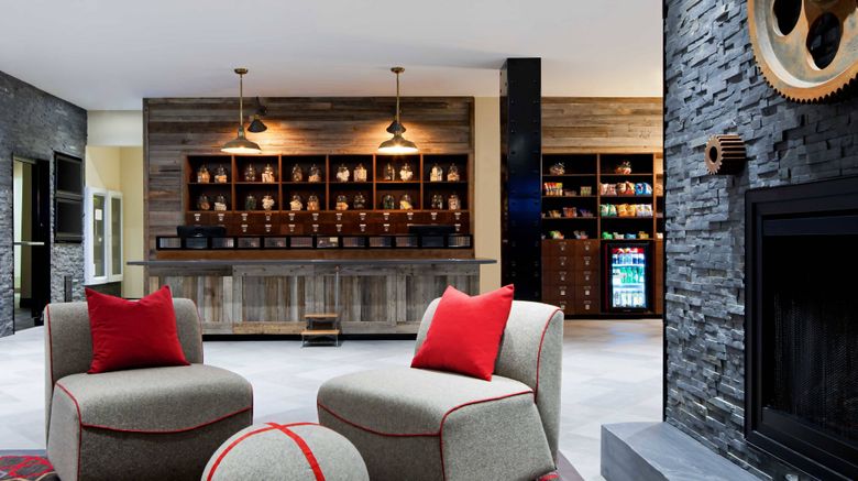 <b>Four Points by Sheraton Edmundston Lobby</b>. Images powered by <a href="https://www.leonardoworldwide.com/" title="Leonardo Worldwide" target="_blank">Leonardo</a>.