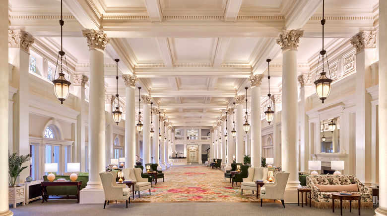 <b>The Omni Homestead Resort & Spa Lobby</b>. Images powered by <a href="https://www.leonardoworldwide.com/" title="Leonardo Worldwide" target="_blank">Leonardo</a>.