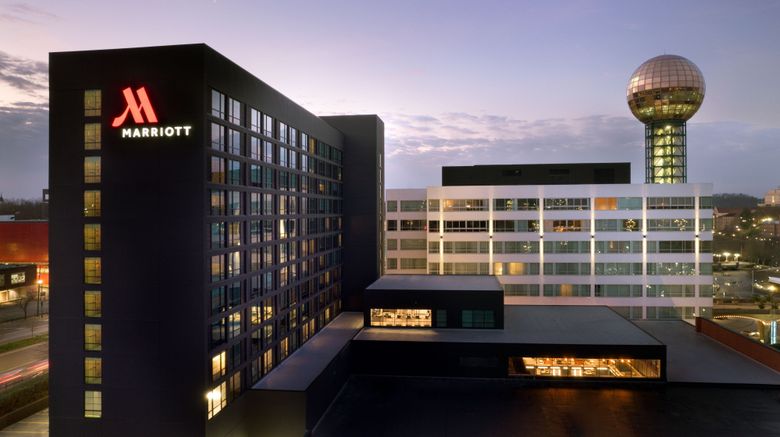 <b>Marriott Knoxville Downtown Exterior</b>. Images powered by <a href="https://www.leonardoworldwide.com/" title="Leonardo Worldwide" target="_blank">Leonardo</a>.