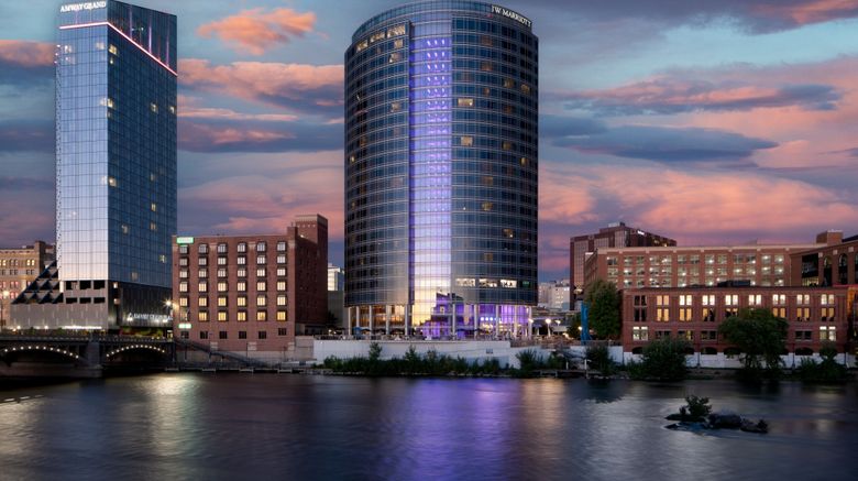 <b>JW Marriott Grand Rapids Exterior</b>. Images powered by <a href="https://www.leonardoworldwide.com/" title="Leonardo Worldwide" target="_blank">Leonardo</a>.