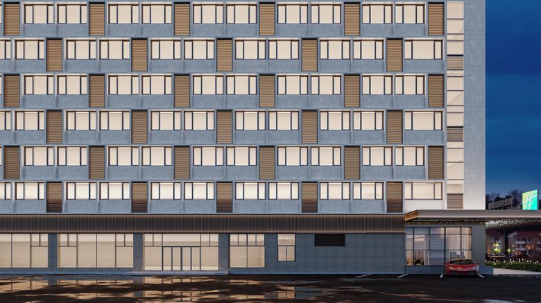 <b>Holiday Inn Express Shanghai Gumei Exterior</b>. Images powered by <a href="https://www.leonardoworldwide.com/" title="Leonardo Worldwide" target="_blank">Leonardo</a>.