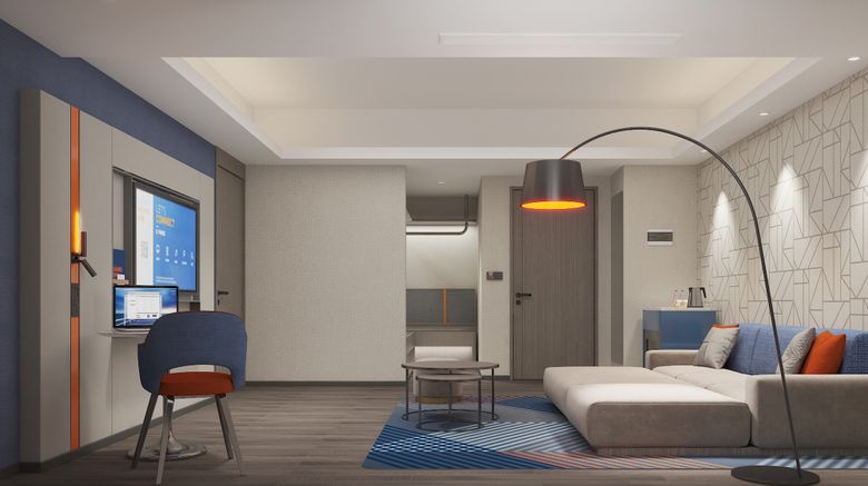 <b>Holiday Inn Express Shanghai Gumei Room</b>. Images powered by <a href="https://www.leonardoworldwide.com/" title="Leonardo Worldwide" target="_blank">Leonardo</a>.